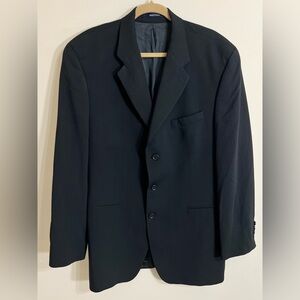 VINTAGE RALPH LAUREN Mens Sport‎ Suit Jacket Pure New Wool 44 Tall Dark Gray